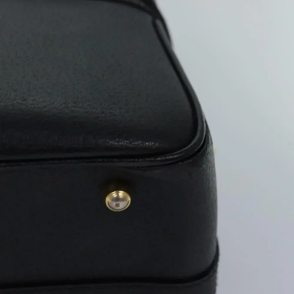 GUCCI Bamboo Vanity Hand Bag Leather Black 013 2122 013 2122 - Picture 16 of 16